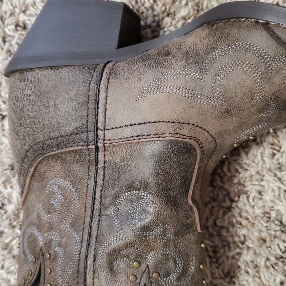 Authentic Laredo Cowgirl Western Country Leather Boots NWT *NO Offers!* - Picture 15 of 16